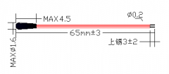 NTC FWQBX-100K3950L65